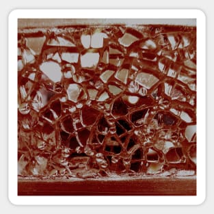 Photographic Image of Chocolate Mirror and Glass Mosaic Sticker